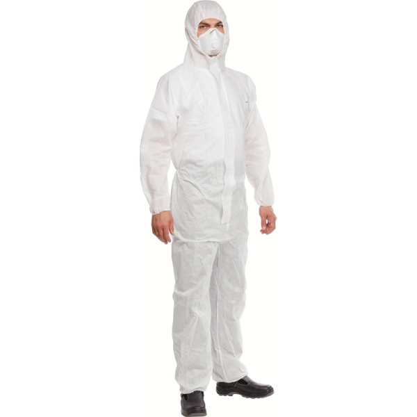 Комбинезон одноразовый с кап DELTA PLUS DT117 бел р-р XXL (DT117XX)