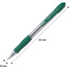 Ручка шариковая автомат. BPGP-10R-F G SUPER GRIP зеленого цвета