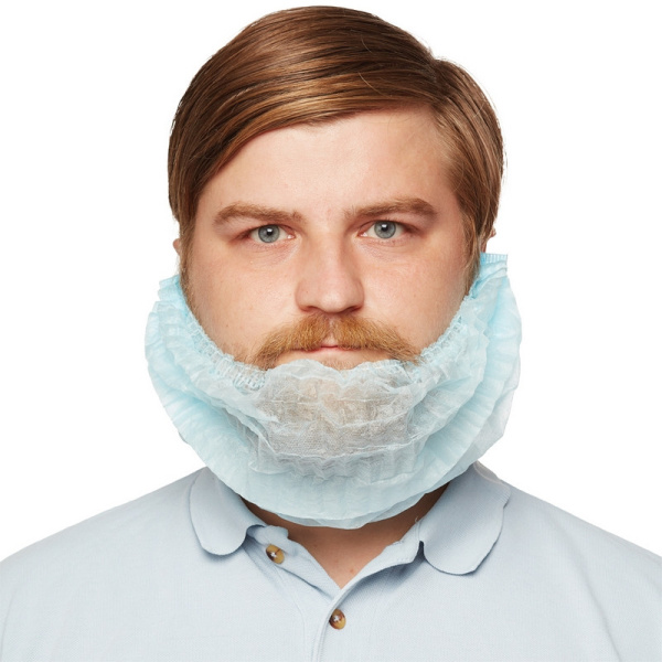 Набородник одноразовый голубой НАБ-Г 100шт./в уп.