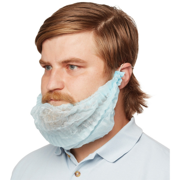 Набородник одноразовый голубой НАБ-Г 100шт./в уп.