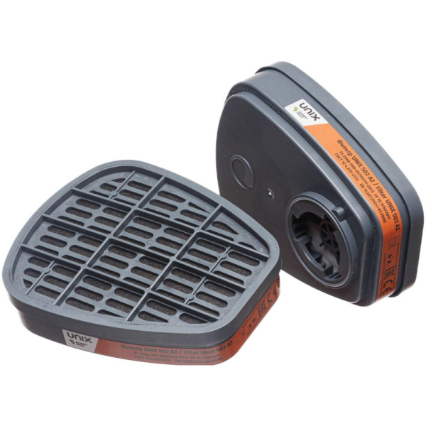 Фильтр (Патрон) противогазовый UNIX 502 А2 орган газы 2 шт/уп