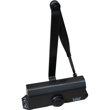 Доводчик Dormakaba TS77 EN 3, с рыч.тягой, до 60 кг, т-коричн (76050103)