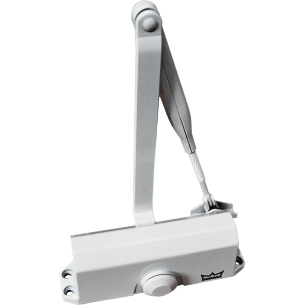 Доводчик Dormakaba TS77 EN 4, с рыч.тягой, до 80 кг, белый (76060111)