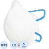 Полумаска фильтрующая UNIX Air 112 без кл FFP2 RD до 12ПДК 5шт/уп