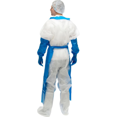 Фартук многоразовый HACCPER Uretex TPU синий 0,15мм (950100)