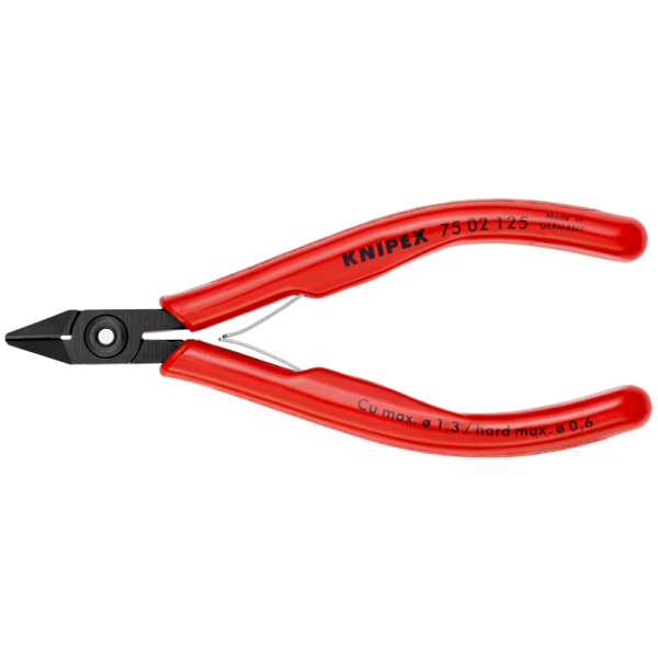 Бокорезы для электроники L-125 мм KNIPEX KN-7502125