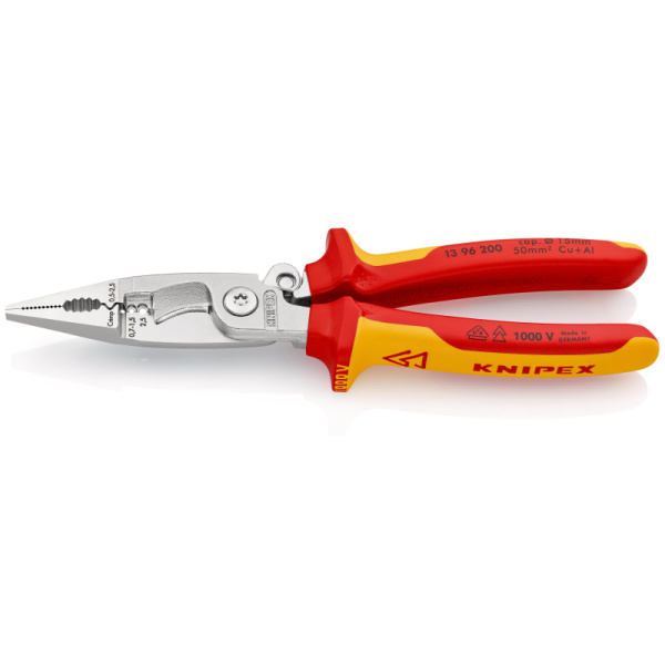 Клещи электромонтажные VDE L-200 мм KNIPEX KN-1396200