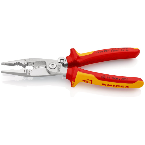 Клещи электромонтажные VDE L-200 мм KNIPEX KN-1396200
