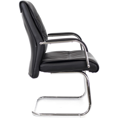 Конференц-кресло EV_ Everprof Bond CF экокожа черный, хром