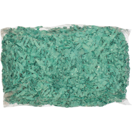 Наполнитель бумажный зеленый (медиум) пл80гр офсет упаковк 100гр БН-100з