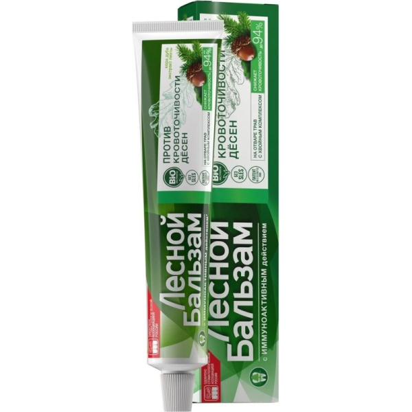 Зубная паста Лесной бальзам ПРОФ ЗП КОРА ДУБА-ПИХТ ОТВ/ТР 75мл