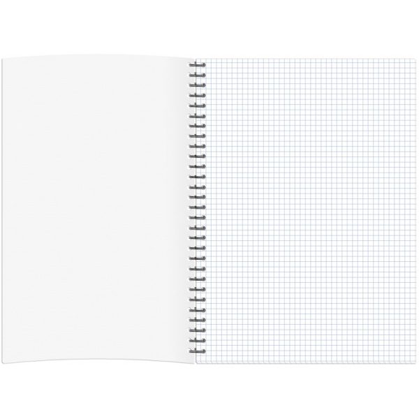 Бизнес-тетрадь Flakes yellow обложка УФ лак, спираль, А4, 48л, клетка