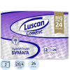 Бумага туалетная Luscan Comfort 2сл бел 100%цел вт 20,04м 167л 24шт/уп_НСК