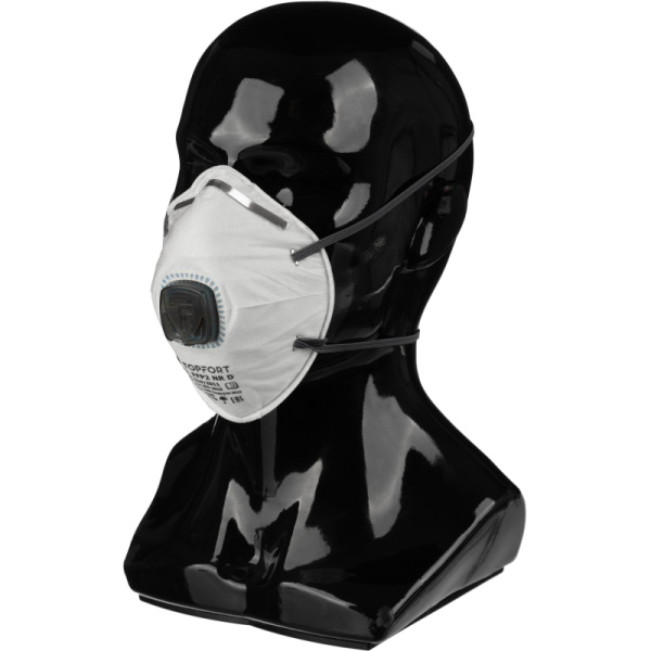 Полумаска фильтрующая TOPFORT 222 с кл FFP2 до 12ПДК 10шт/уп