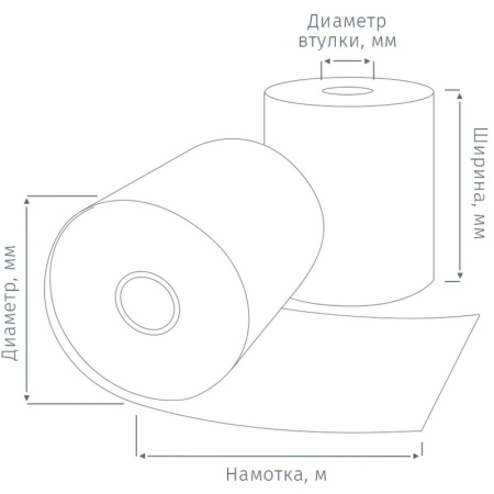 Ролики для касс Комус 80мм (диам.200, вт.26, из т/б, слой внутр.)