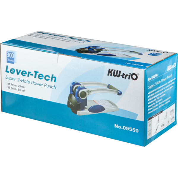 Дырокол KW-trio 9550 до 300 листов особо мощный
