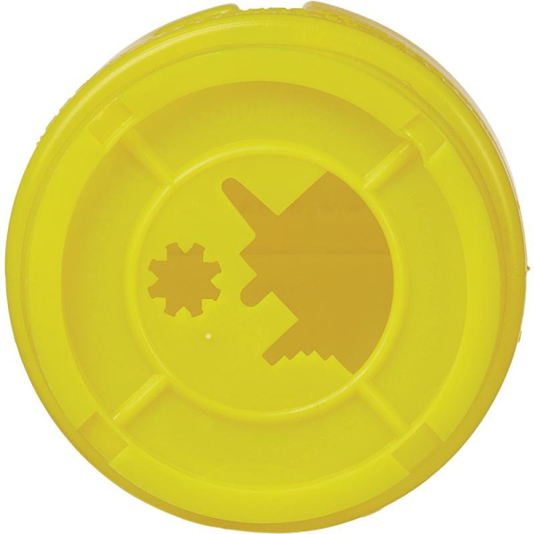 Емкость-контейнер д/сбора ост.инстр.с иглосъем.Б Жел.0,5л.ОЛДАНС