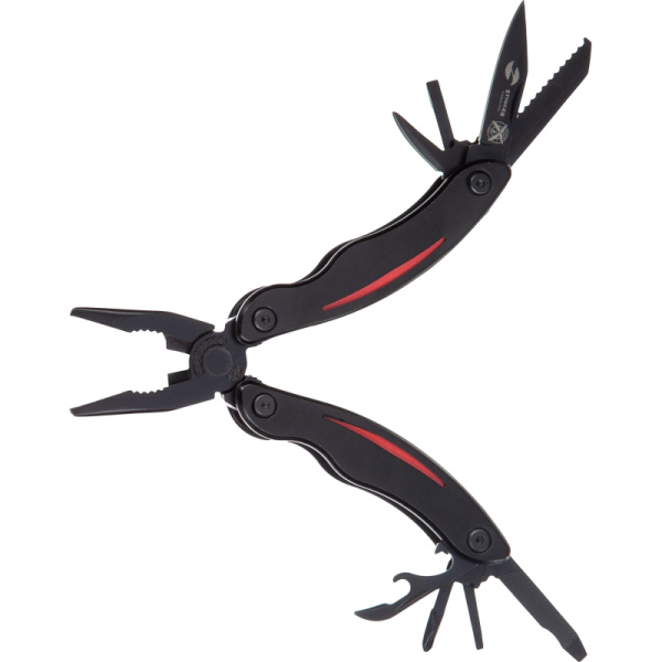 Мультитул Stinger сталь/пластик красно-черный 9 инструментов MT-A612