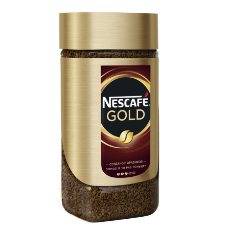 Кофе Nescafe Gold раств.субл. 95г стекло,44218