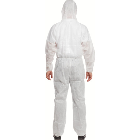 Комбинезон одноразовый с кап DELTA PLUS DT117 белый р-р L (DT117GT)