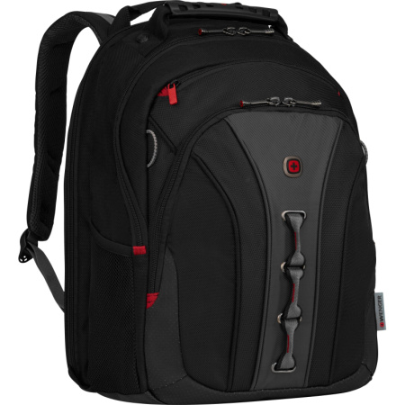 Рюкзак WENGER 16'',черный/серый, полиэстер/ПВХ 35 x 25 x 45 см,21 л 600631