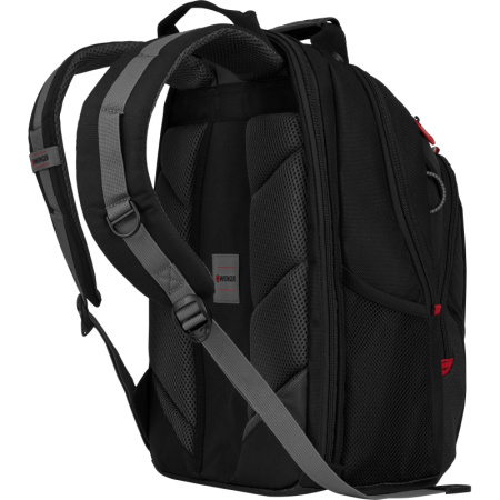Рюкзак WENGER 16'',черный/серый, полиэстер/ПВХ 35 x 25 x 45 см,21 л 600631