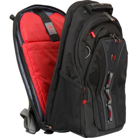 Рюкзак WENGER 16'',черный/серый, полиэстер/ПВХ 35 x 25 x 45 см,21 л 600631