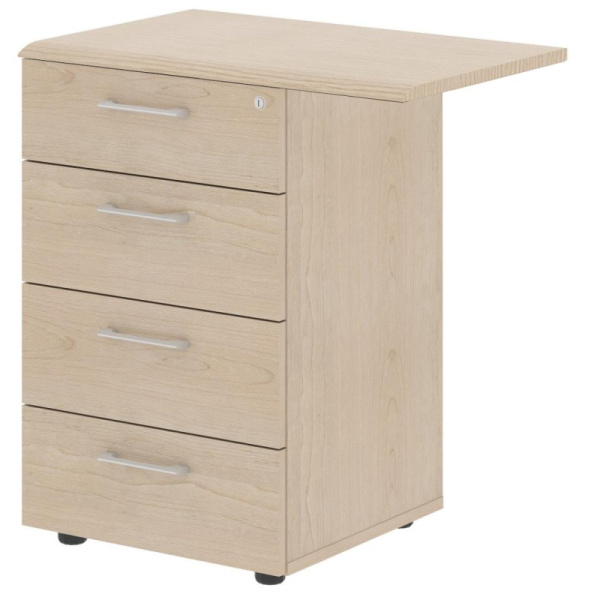 Тумба SL_WAVE приставная WLC4D.2.А бук тиара Ш700