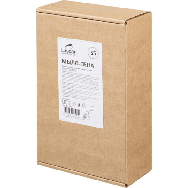 Картридж с жидким мылом пенное нейтральное Luscan Prof Optima S5, 1л