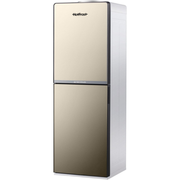 Кулер для воды HotFrost V250CE, 420Вт, бак холод. 0.6л,горяч. 0.8л,(золото)