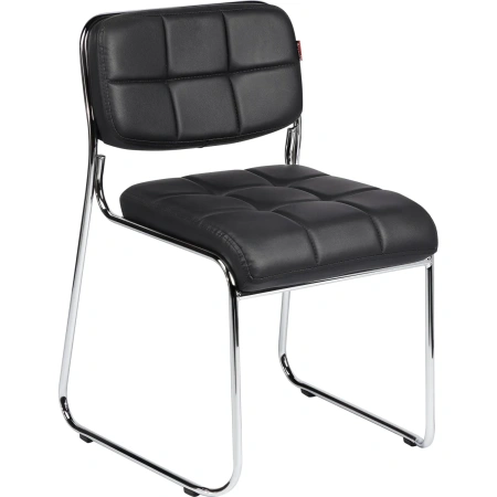 Стул BN_TQ_Стул Echair-803 VP к/з черный,без подл., хром
