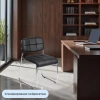Стул BN_TQ_Стул Echair-803 VP к/з черный,без подл., хром