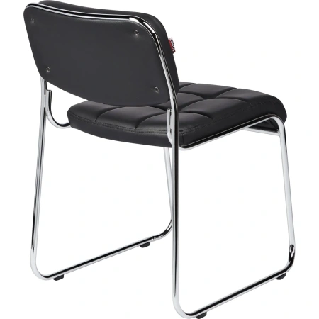 Стул BN_TQ_Стул Echair-803 VP к/з черный,без подл., хром
