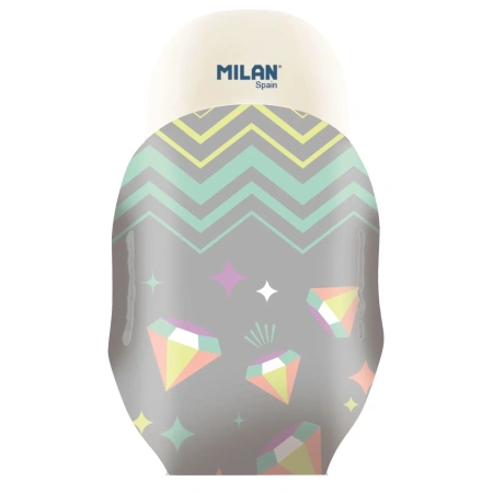 Ластик каучуковый Milan Pastel Sugar Diamond, CMMSD1012 в чехле