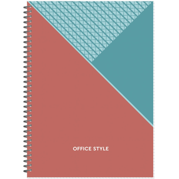 Бизнес-тетрадь А4,96л,обл.карт,греб,кл,Attache Economy,Office Style,бежевая