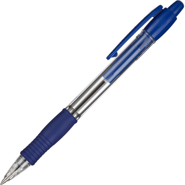 Ручка шариковая автомат. PILOT BPGP-10R-F рез.манж.син 0,22мм Япония