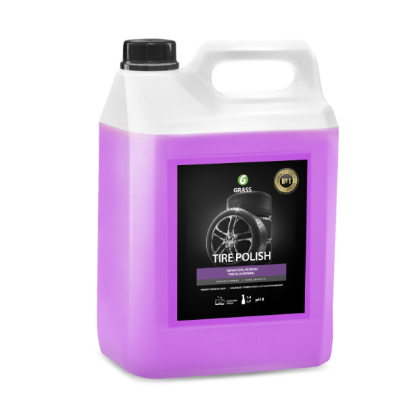 Профхим авто чернитель/блеск резины конц Grass/Tire Polish, 5,5кг