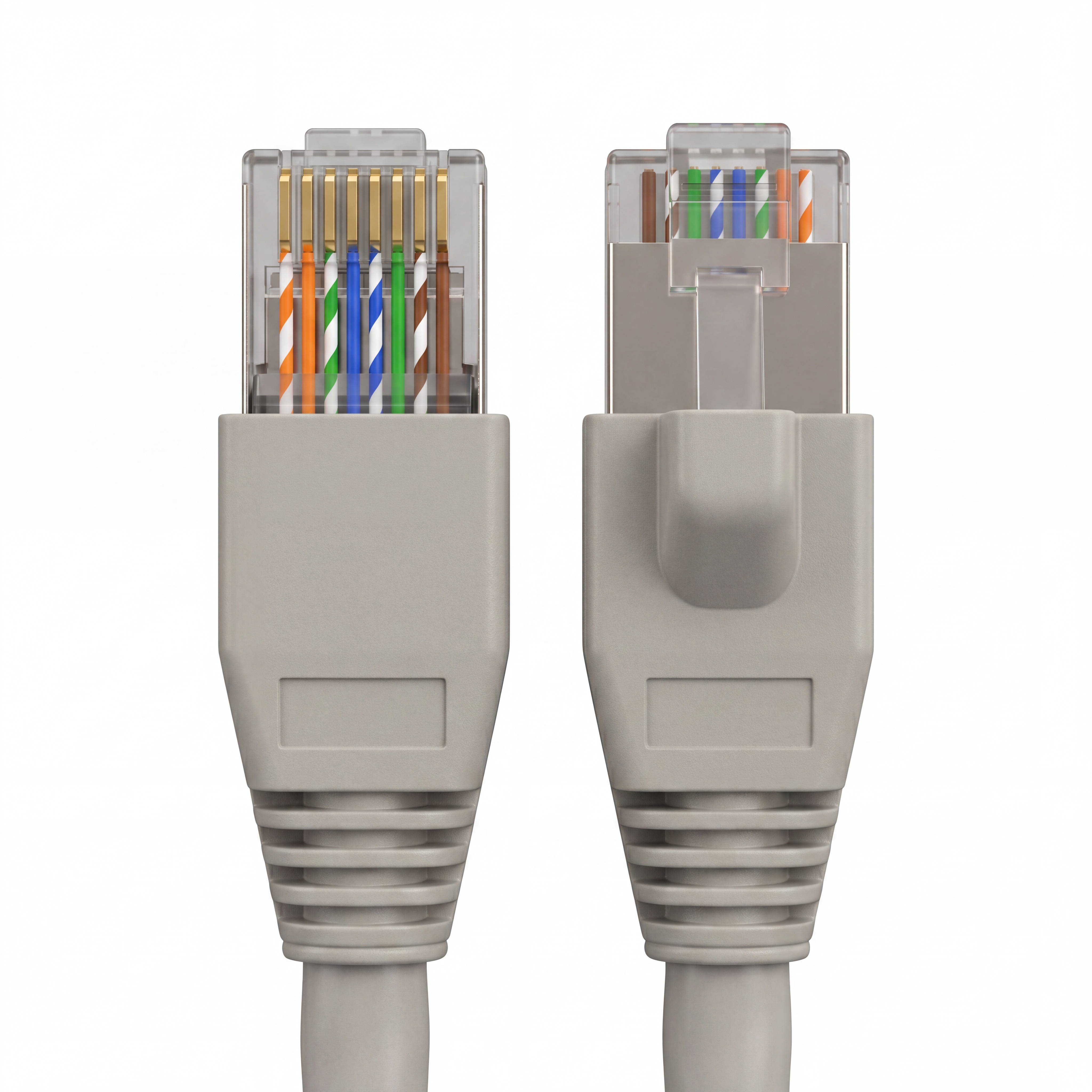Hyperline PC-LPM-STP-RJ45-RJ45-C6a-0.5M-LSZH-GY Патч-корд RJ-45/RJ-45, экранированный F/UTP, категория 6a (100% Fluke Component Tested), 26AWG, LSZH, 0.5 м, серый
