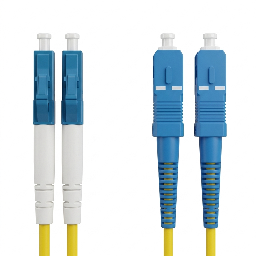 Hyperline FC-D2-9-LC/UR-SC/UR-H-1M-LSZH-YL Патч-корд волоконно-оптический (шнур) SM 9/125 (OS2), LC-SC, UPC, duplex, 2.0 мм, LSZH, 1 м