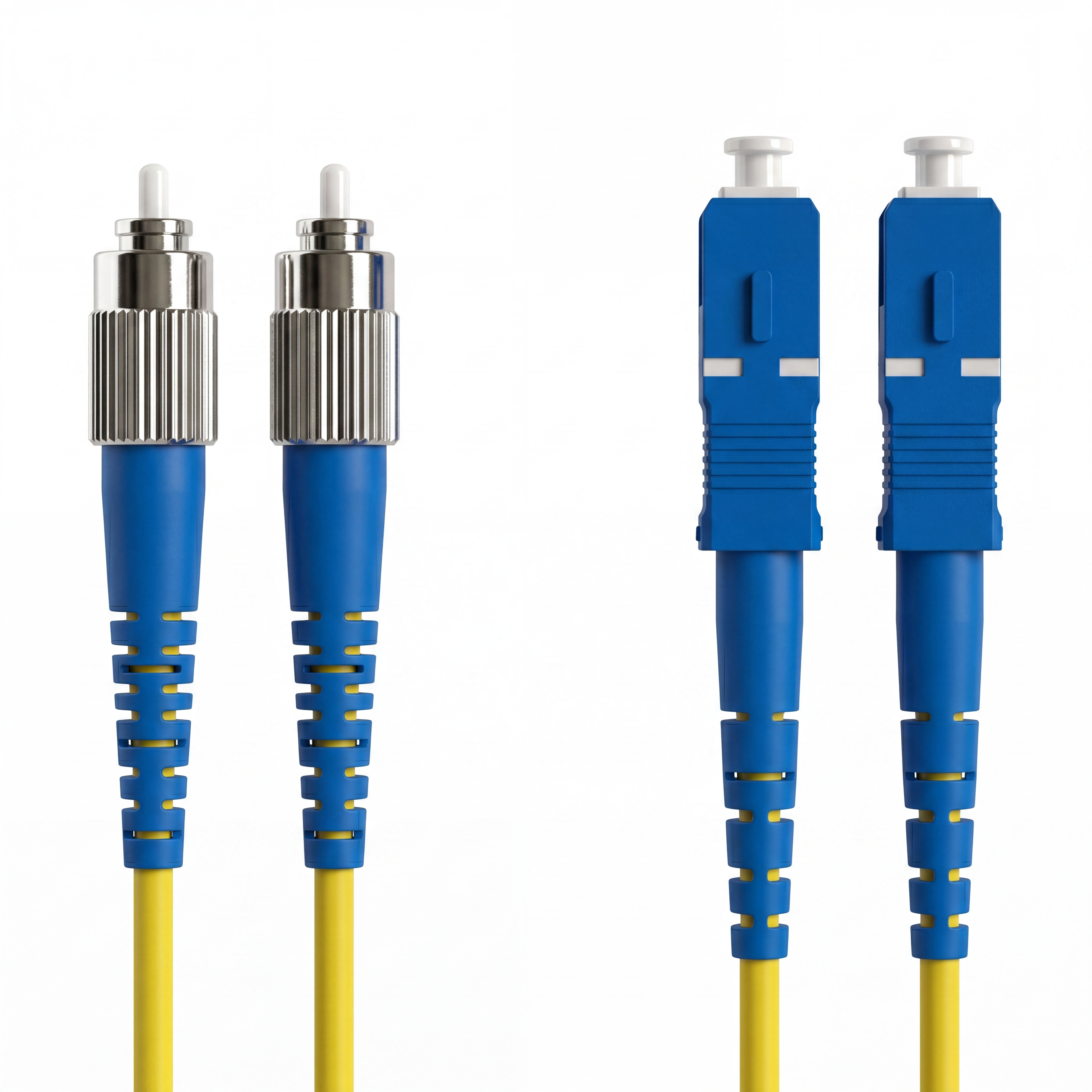 Hyperline FC-D2-9-FC/UR-SC/UR-H-10M-LSZH-YL Патч-корд волоконно-оптический (шнур) SM 9/125 (OS2), FC-SC, UPC, duplex, 2.0 мм, LSZH, 10 м