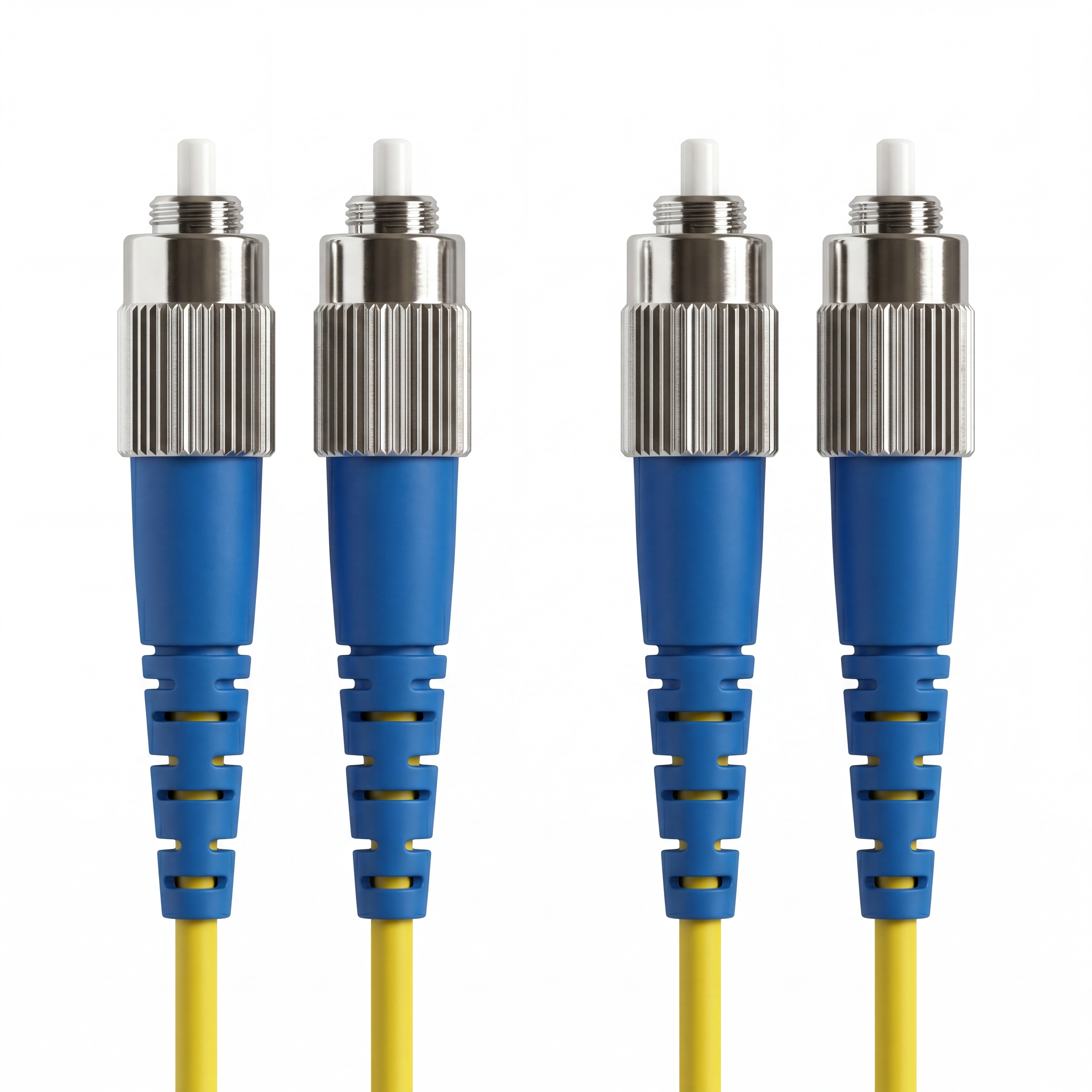 Hyperline FC-D2-9-FC/UR-FC/UR-H-10M-LSZH-YL Патч-корд волоконно-оптический (шнур) SM 9/125 (OS2), FC-FC, UPC, duplex, 2.0 мм, LSZH, 10 м