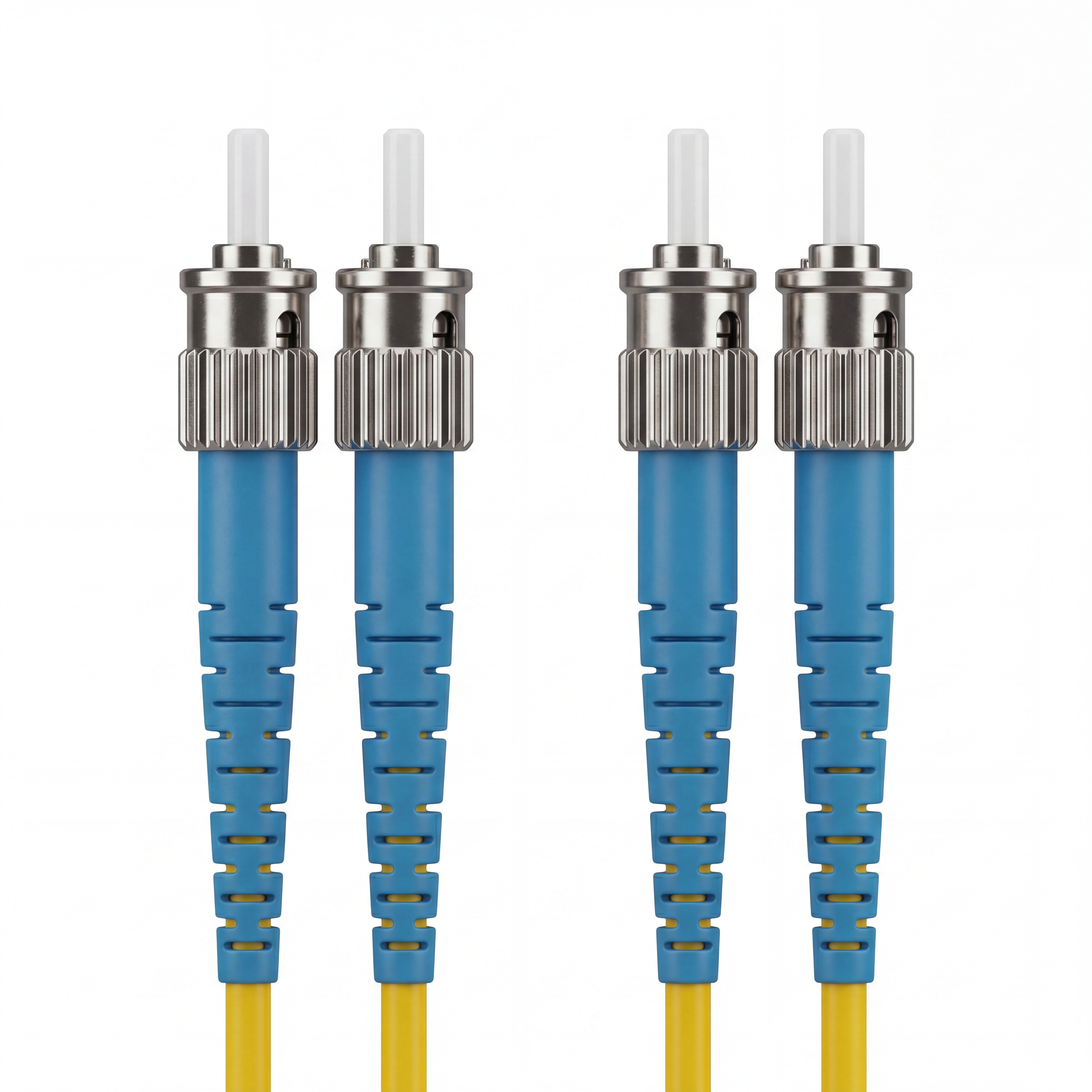 Hyperline FC-D2-9-ST/UR-ST/UR-H-10M-LSZH-YL Патч-корд волоконно-оптический (шнур) SM 9/125 (OS2), ST-ST, UPC, duplex, 2.0 мм, LSZH, 10 м