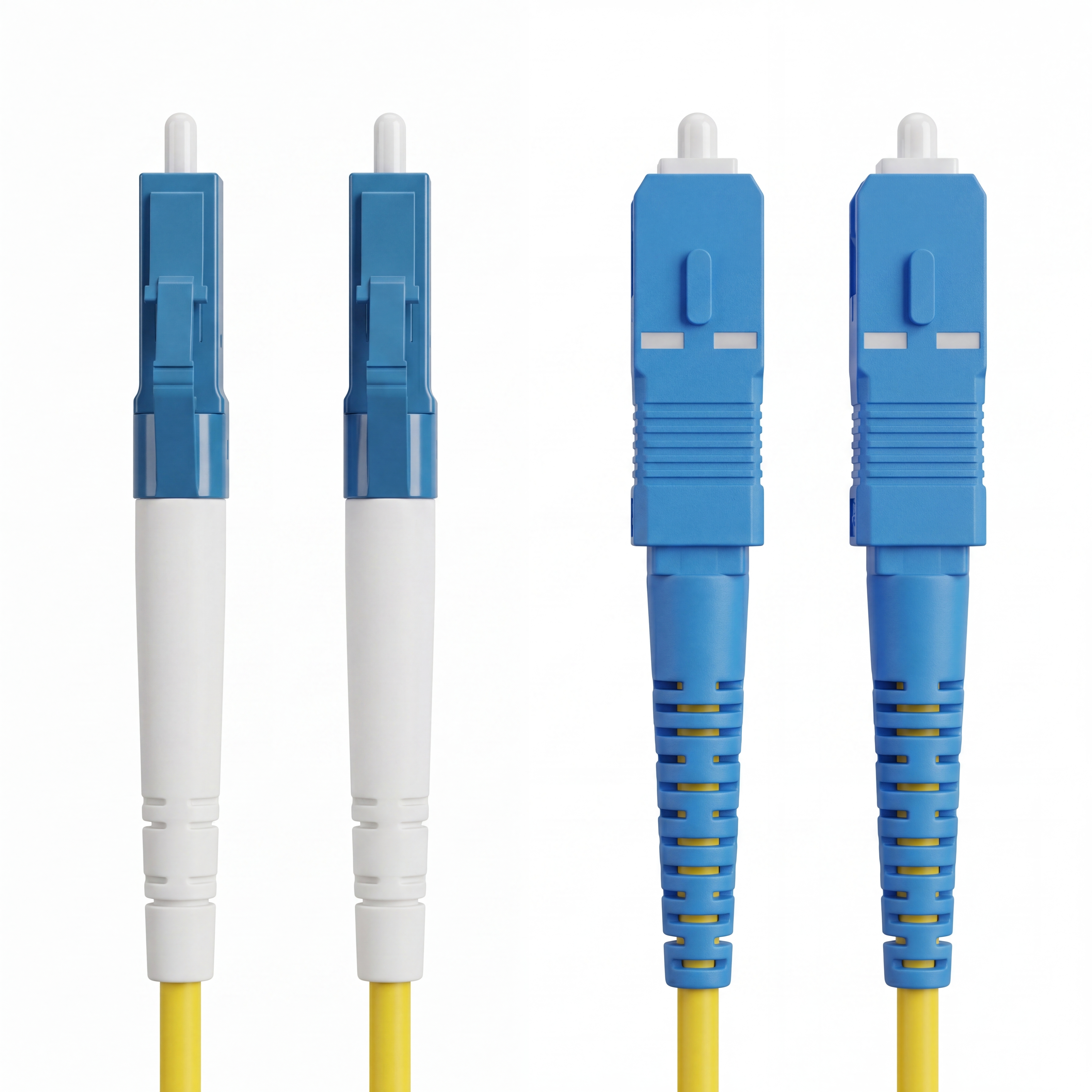 Hyperline FC-D2-9-LC/UR-SC/UR-H-1.5M-LSZH-YL Патч-корд волоконно-оптический (шнур) SM 9/125 (OS2), LC-SC, UPC, duplex, 2.0 мм, LSZH, 1.5 м