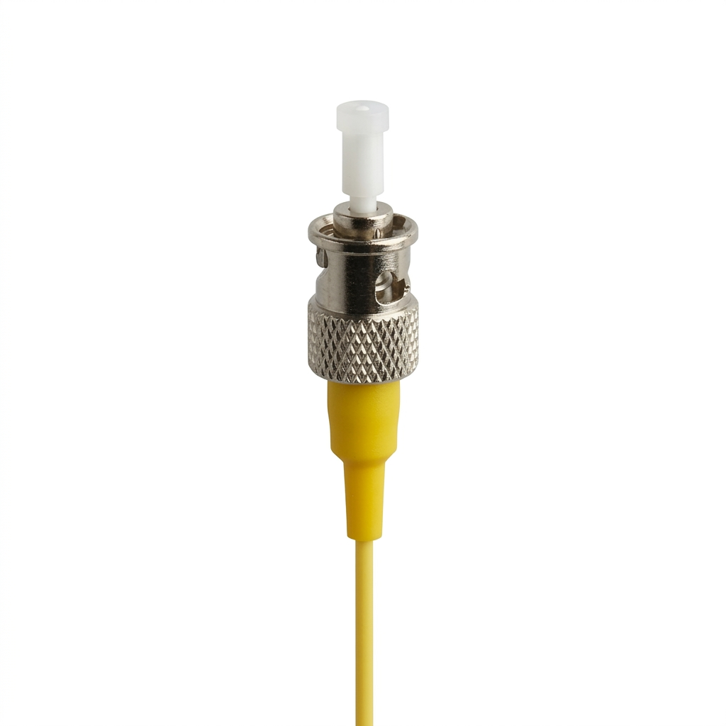 Hyperline FPT-B9-9-ST/AR-1M-LSZH-YL Пигтейл волоконно-оптический SM 9/125 (OS2), ST/APC, 1 м, LSZH