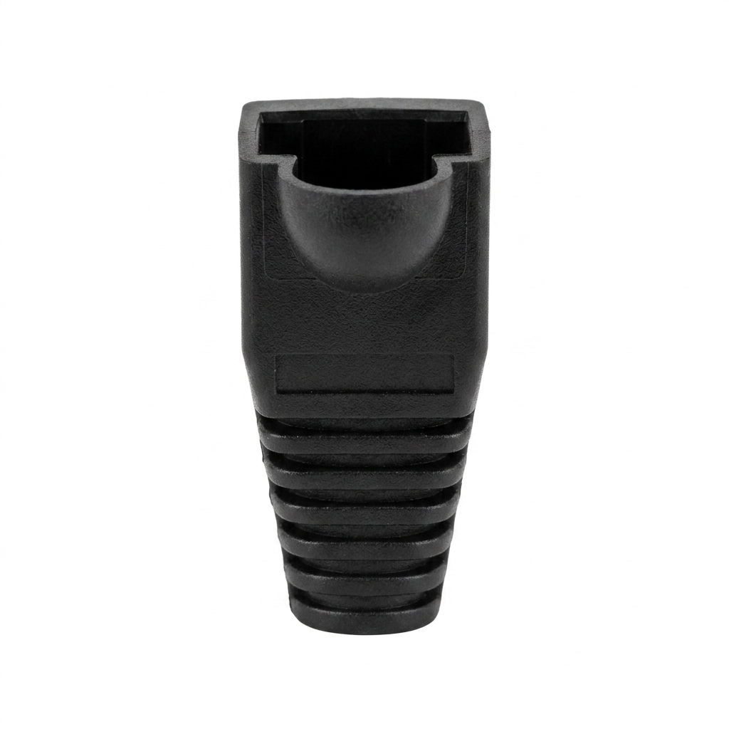Hyperline BOOT-BK-10 Изолирующий колпачок для разъемов RJ-45, черный (10 шт.)