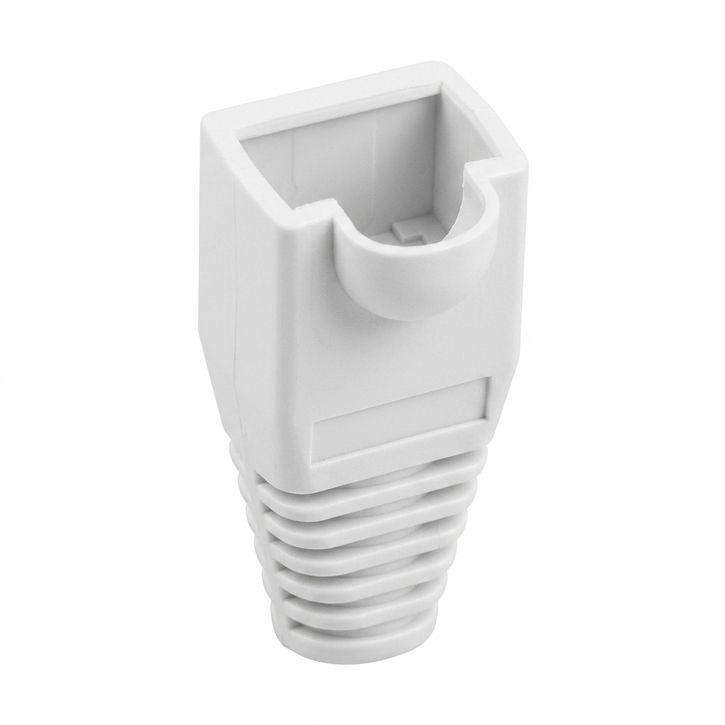 Hyperline BOOT-WH-10 Изолирующий колпачок для разъемов RJ-45, белый (10 шт.)