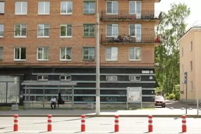 Новый остановочный павильон