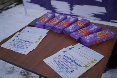 Награждение победителей шахматного турнира