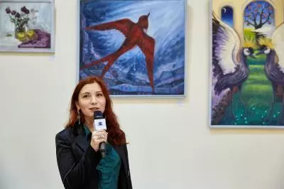 Открытие выставки Софьи Соколинской Шёпот крыльев