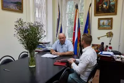 Встреча главы МО Стрельна с Инфолан